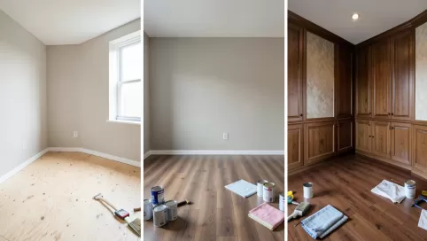 koszt remontu pokoju 25m2