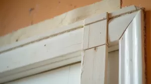 Obróbka ościeżnic drzwi wewnętrzne wykończenie